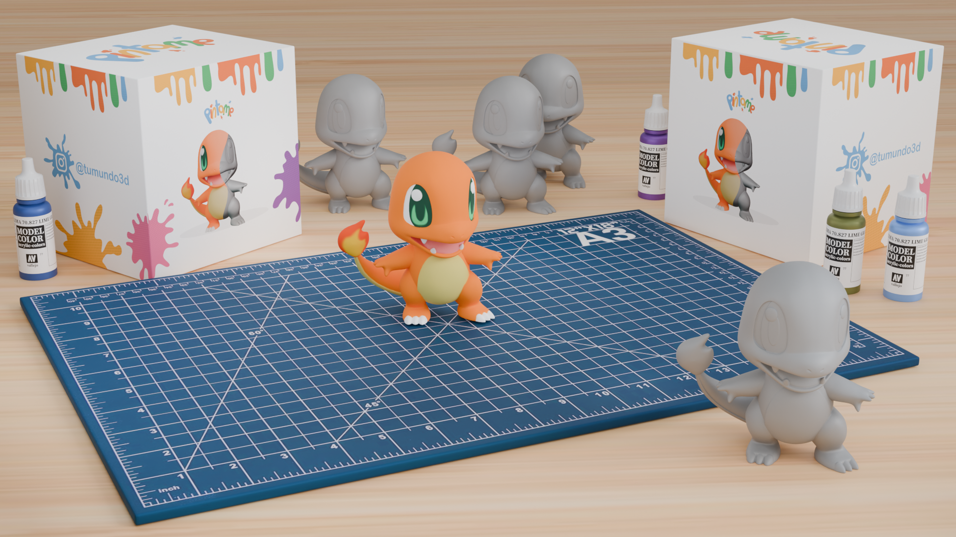 Figura "Píntame" Charmander